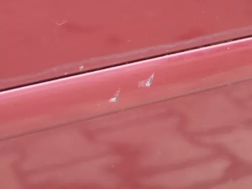 Audi A6 4B C5 Tür nur Türblatt vorne rechts Beifahrertür rot LZ3L - Dellen! (184091)