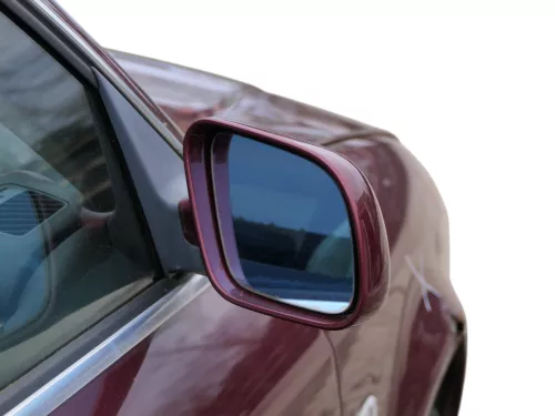 Audi A6 4B Spiegel Außenspiegel rechts elektrisch rot LZ3L + GLAS