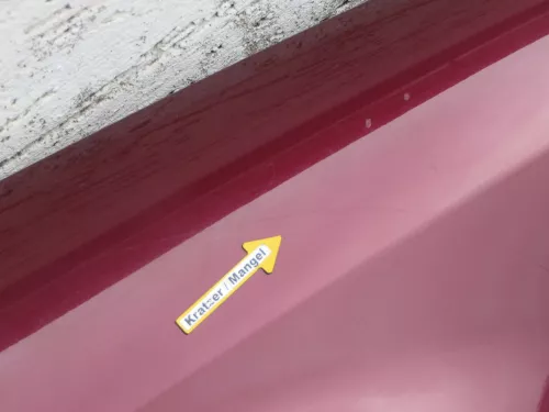 Audi A6 4B Kotflügel vorne rechts rot LZ3L (bis ca.Mitte 2001 passend (184101)