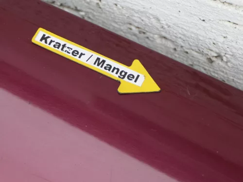 Audi A6 4B Kotflügel vorne rechts rot LZ3L (bis ca.Mitte 2001 passend (184101)