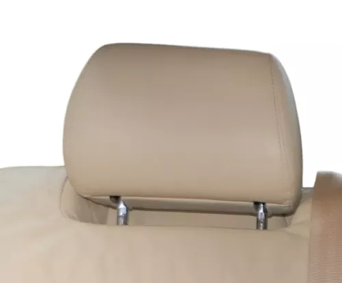 1x A4 B5 A6 4B Kopfstütze hinten rechts/links Leder vanille gelb Perlnappaleder