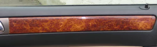 Audi A6 4B C5 Verkleidung Klappe Abdeckung Dekor Holz vavona Bernstein Holz (184113)