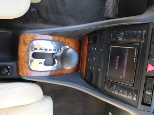 Audi A6 4B C5 Verkleidung Klappe Abdeckung Dekor Holz vavona Bernstein Holz (184113)