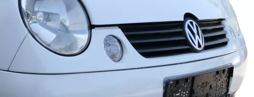 VW Lupo 6X Kühlergrill Grill Grillleiste vorne Leiste weiß LB9A vorn (184164)