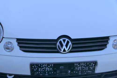 VW Lupo 6X Kühlergrill Grill Grillleiste vorne Leiste weiß LB9A vorn (184164)