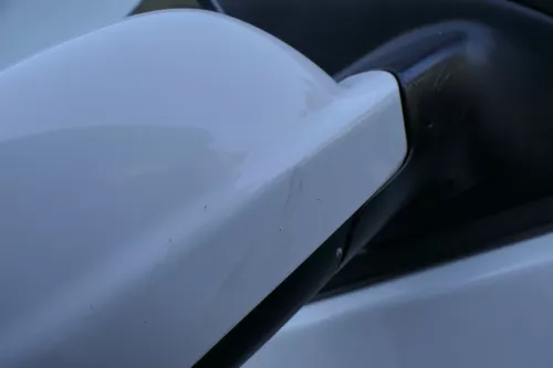 VW Lupo Arosa elektrischer Spiegel Außenspiegel rechts weiß LB9A (184167)