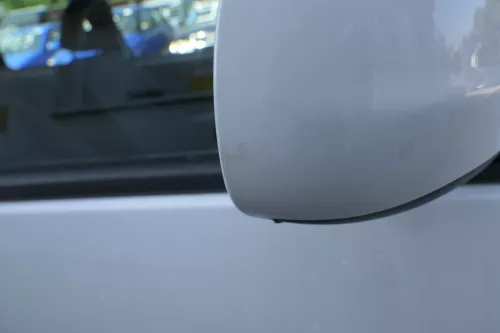 VW Lupo Arosa elektrischer Spiegel Außenspiegel rechts weiß LB9A (184167)