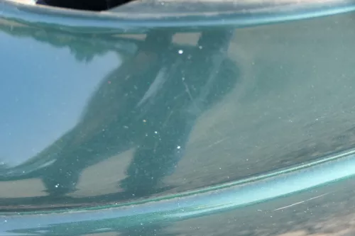 VW Bora Stoßstange vorne Frontstoßstange Stoßfänger vorn grün LC6M SWR (184177)