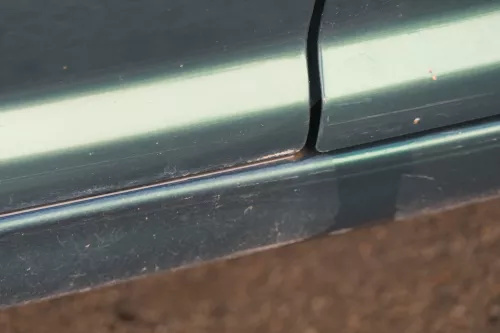 VW Golf 4 Bora Tür hinten rechts nur Kombi / Variant grün LC6M -ohne Anbautei (184183)