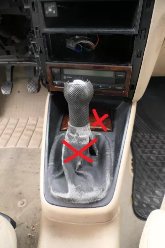 VW Golf 4 Bora Mittelkonsole Mitteltunnel um Schaltung 1J1863201D Beige besch (184197)