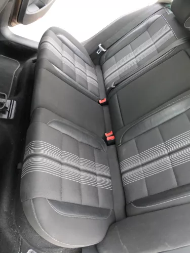 Golf 6 5K Kombi Sitze hinten Rückbank Rücksitzbank 3 Punkt Gurt Lehne OHNE-Kopfs (184245)