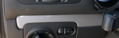 VW Golf 6 5K Leiste Abdeckung Dekor grau silber honeycomb rechts + links (184253)