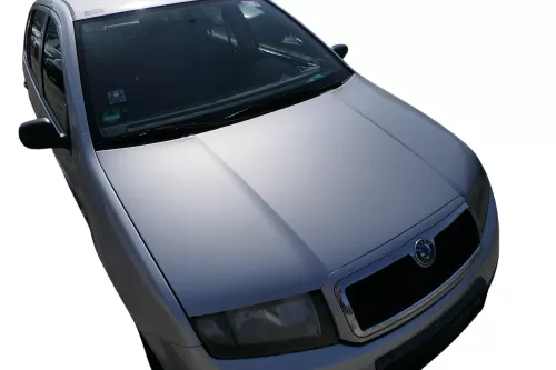 Skoda Fabia 6Y Motorhaube Klappe vorne silber LF7T vorn     (OHNEgrill!)