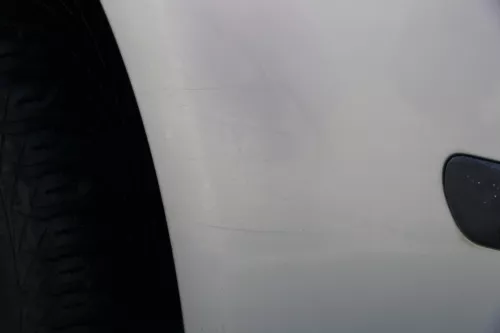 Skoda Fabia 6Y Stoßstange Stoßfänger vorne silber grau LF7T 2000-2004 (184279)