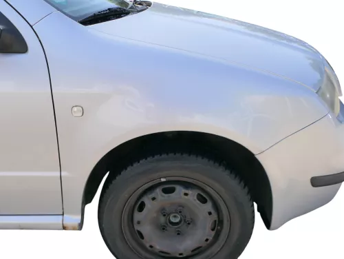 Skoda Fabia 6Y Kotflügel vorne rechts grau silber LF7T auch Kombi Facelift