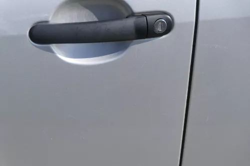 Fabia 6Y Kombi + Limousine Tür vorne links Fahrertür grau LF7T silber ohneAnba (184282)