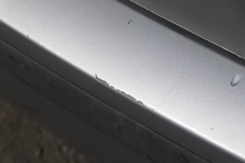 Skoda Fabia 6Y Kombi Stufenhec Stoßstange hinten Heckstoßstange grau silber LF7T (184286)