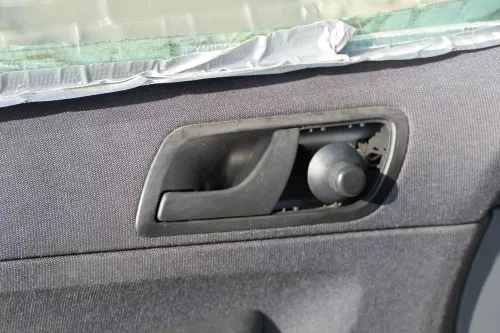 1x Fabia 6Y Kombi Türverkleidung Verkleidung Tür vorne links anthrazit (184287)