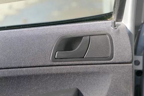 1 x Fabia 6Y Kombi Türverkleidung Verkleidung Tür hinten links schwarz anthrazit (184290)