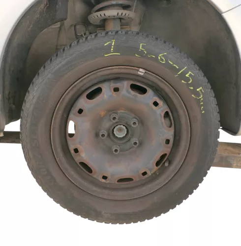 4x Fabia Felgen Reifen 165/70 R14 81T Allwetterreifen M&S 5jx14H2 ET35 5-8mm