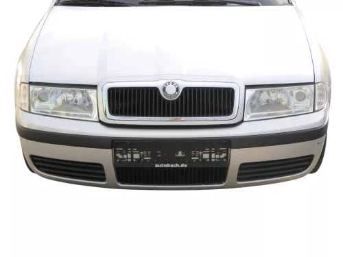 Skoda Octavia 1U Stoßstange vorne Frontstoßstange grau silber LF7T abBj.2001 (184301)