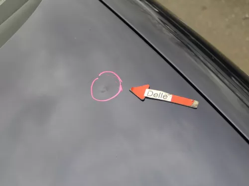 Seat Ibiza 6L Motorhaube Haube Klappe vorne blau LW5U 6L0823031D (184375)