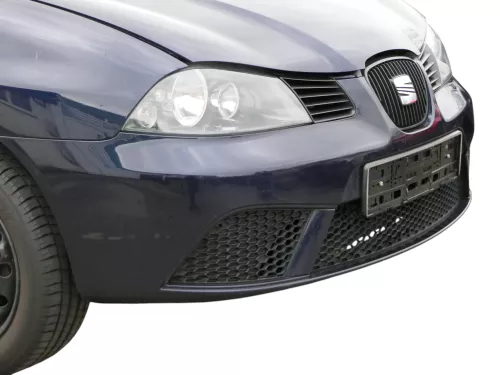 Seat Ibiza 6L Stoßstange Frontstoßstange vorne blau LW5U ab Ende 2006 Facelift (184378)