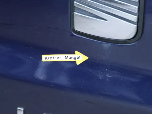 Ibiza 6L Heckklappe Klappe hinten Kofferraumklappe blau LW5U - ohne Spoiler (184391)