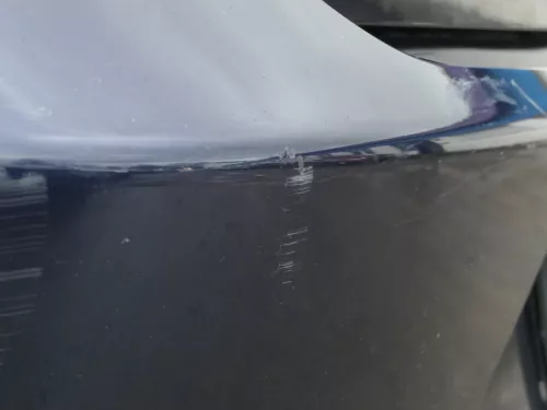 Seat Ibiza 6L Stoßstange Heckstoßstange hinten blau LW5U Facelift (184392)