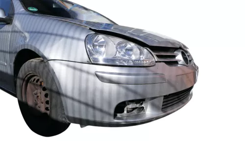 VW Golf 5 1K V Stoßstange vorne Frontoßstange Stoßfänger silber LA7W (184413)