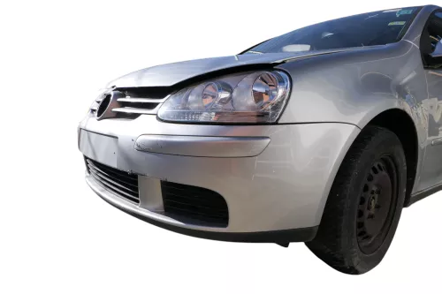 VW Golf 5 1K V Stoßstange vorne Frontoßstange Stoßfänger silber LA7W (184413)