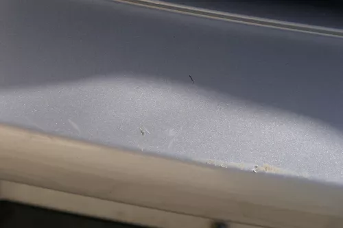 VW Golf 5 1K Limousine Stoßstange hinten Heckstoßstange silber grau LA7W (184428)