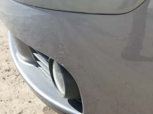 VW Golf 5 1K V Stoßstange vorne Frontoßstange Stoßfänger grau LA7T (184448)