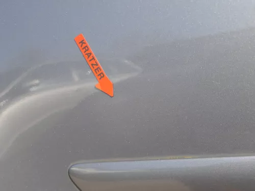 Golf 5 V 1K Tür Türrahmen hinten rechts 4/5-Türer grau LA7T -ohneAnbautei (184450)