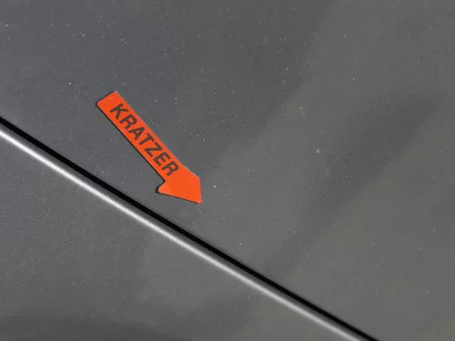 Golf 5 V 1K Tür Türrahmen hinten rechts 4/5-Türer grau LA7T -ohneAnbautei (184450)