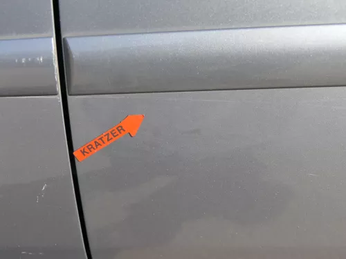 Golf 5 V 1K Tür Türrahmen hinten links 4/5-Türer grau LA7T -ohneAnbautei (184451)