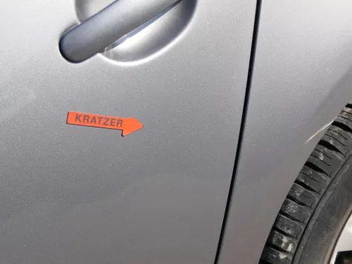 Golf 5 V 1K Tür Türrahmen hinten links 4/5-Türer grau LA7T -ohneAnbautei (184451)