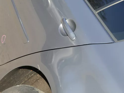 Golf 5 V 1K Tür Türrahmen hinten links 4/5-Türer grau LA7T -ohneAnbautei (184451)