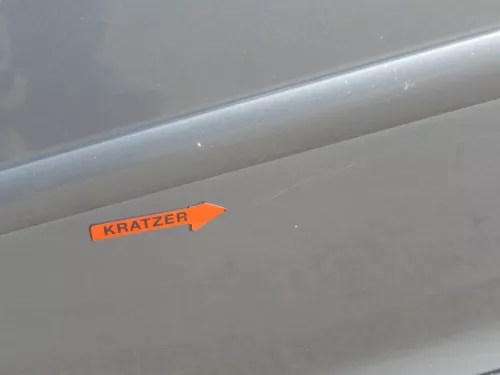 Golf 5 V 1K Tür Türblatt vorne links Fahrertür 4/5-Türer grau LA7T + Rahmen (184452)