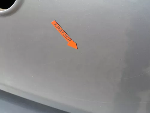 VW Golf 5 V Heckklappe hinten Kofferraumklappe + Scheibe grau LA7T (184453)