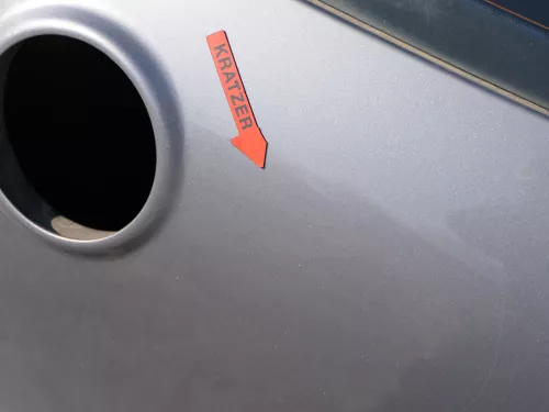 VW Golf 5 V Heckklappe hinten Kofferraumklappe + Scheibe grau LA7T (184453)