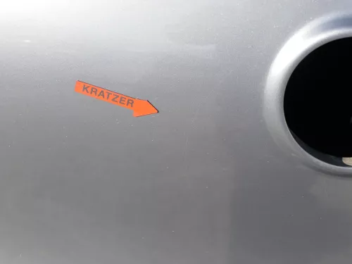 VW Golf 5 V Heckklappe hinten Kofferraumklappe + Scheibe grau LA7T (184453)