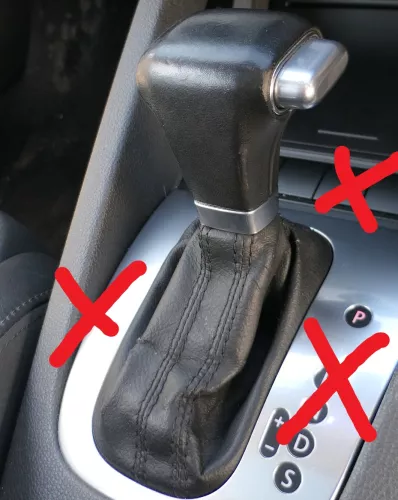 VW Golf 5 1K Schaltknauf Schaltknüppel Schaltsack