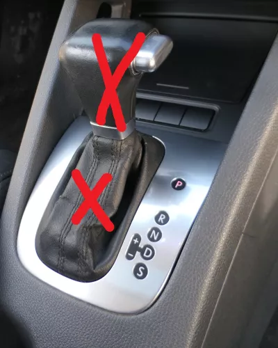 VW Golf 5 1K Schaltknauf Abdeckung Automatik 1K2713203AG RECHTSLENKER RHD