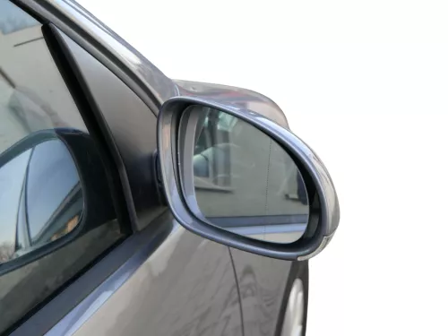 Golf 5 1K Spiegel Außenspiegel rechts grau LA7T memory Leuchte Umfeld anklappbar (184475)