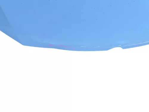 VW Polo 6R 6C Motorhaube Klappe vorn vorne weiß LB9A  - DELLE Knick Bilder! (184493)