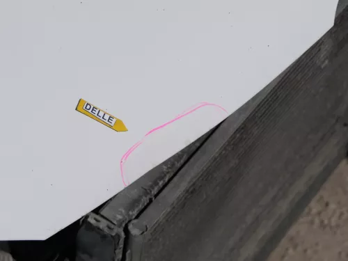 VW Polo 6R 6C Motorhaube Klappe vorn vorne weiß LB9A  - DELLE Knick Bilder! (184493)