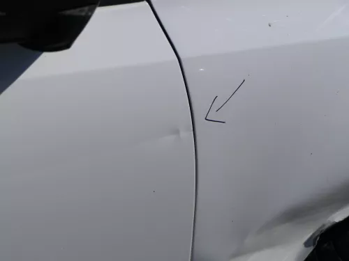 Polo 6R 6C Tür vorne rechts Beifahrertür 2/3-Türer weiß LB9A -ohne Anbauteile (184494)