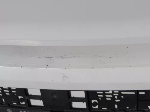 VW Polo 6R Stoßstange Heckstoßstange hinten weiß LB9A   -  MÄNGEL  BILDER ! (184501)