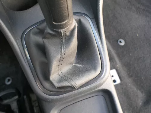 VW Polo 6R 6C Schaltknauf Schaltsack Schaltung Schaltknüppel Leder schwarz (184511)